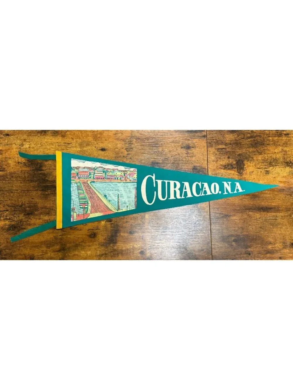 Vintage Curacao, N.A. pennant